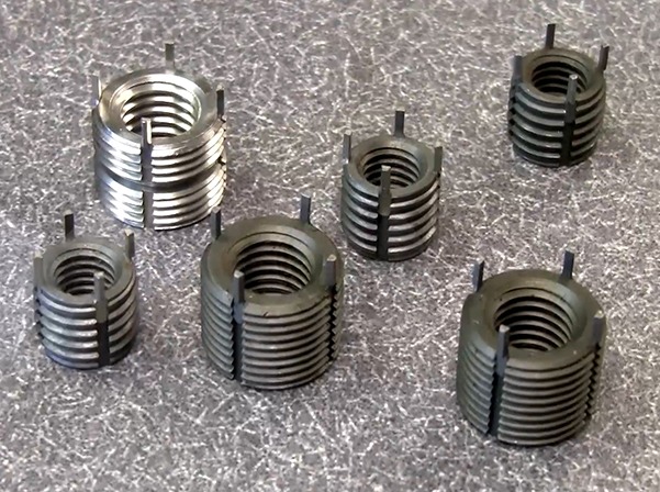 Various Keensert threaded inserts