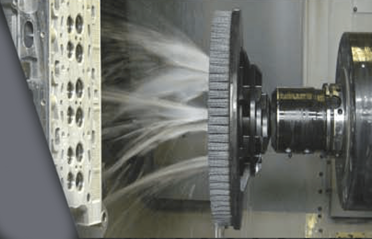 NamPower Abrasive Filament Brush in Use for External Deburring