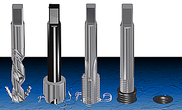 Time-Sert Installation Steps - Drill, Counterbore, Tap, Driver, Insert